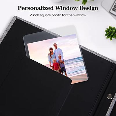Popotop Photo Album 4x6 1000 Pockets,Linen Hardcover Picture Albums for Family Wedding Anniversary Baby Vacation Pictures