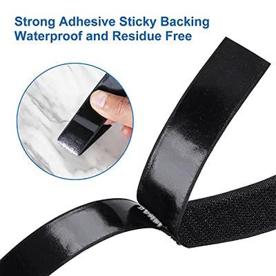 41Ft X 1 Inch Self Adhesive Strips, Heavy Duty Strong Back Sticky Fastening  Hook