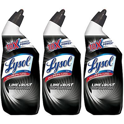 Lysol Toilet Bowl Cleaner with Lime and Rust Remover, 24 Ounce (Pack of 3)  - Yahoo Shopping