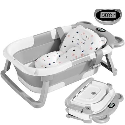 TPN Collapsible Baby Bathtub for Infants to Toddler with Real-time Temp  Monitor+Floating Cushion,Foldable Baby Bath Tub Set Applicable 0-36  Month,Perfect Portable Travel Baby Tub for Newborns Boy - Yahoo Shopping