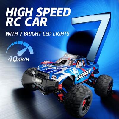 HYPER GO H16BM 1/16 RTR Brushless Fast RC Cars for Adults, Max 42mph  Electric Off-Road RC Truck, High Speed RC Car 4WD Remote Control Car with 2  Lipo