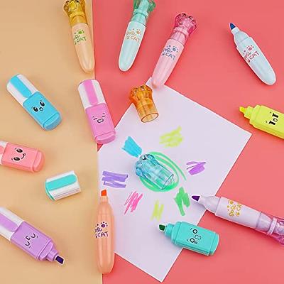 Marker Pens Cat Paw Highlighters Drawing Writing Stationery School Supplies  6Pcs