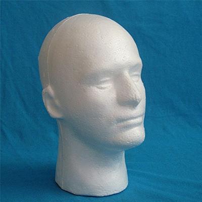 foraineam Foraineam 2 Pack Male Styrofoam Head 11 Inch Man