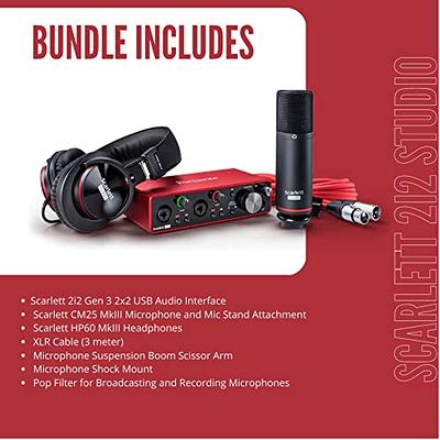 Focusrite Scarlett Solo 4th Gen USB Interface w/SW, w/Headphones