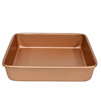 casaWare Fluted Cake Pan 9.5-inch (12-Cup) Ceramic Coated NonStick (Red  Granite)