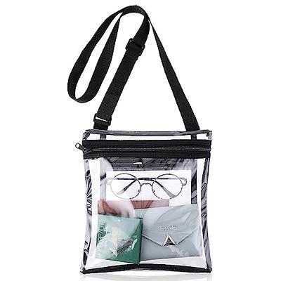  Telena Clear Fanny Pack Stadium Approved Clear Sling Bag  Crossbody bag Purses for Women Transparent Waist Bag with Adjustable Strap  Clear White