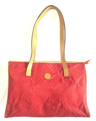 Fendi Vintage Large Tote Shopping Bag 