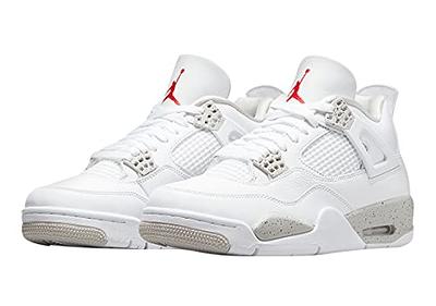 Nike Men's Air Jordan 4 Retro White Oreo, White/Tech