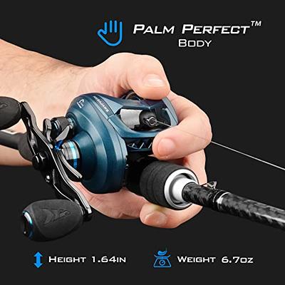 KastKing MegaJaws Baitcasting Reel,6.5:1 Gear Ratio,Left Handed Fishing  Reel,New Compact Design,Pelagic Blue - Yahoo Shopping