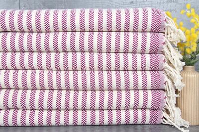 Wedding Gift Towels, Turkish Tea Kitchen Towel, Striped Washcloth