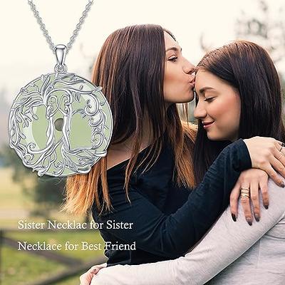 Cheap 2022 New Sister Life Tree Pendant Necklace for Women Girl Sister  Friends Gift Lucky Necklace | Joom