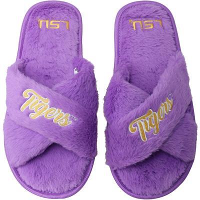 St. Louis Blues FOCO Team Stripe Memory Foam Slide Slippers - Blue