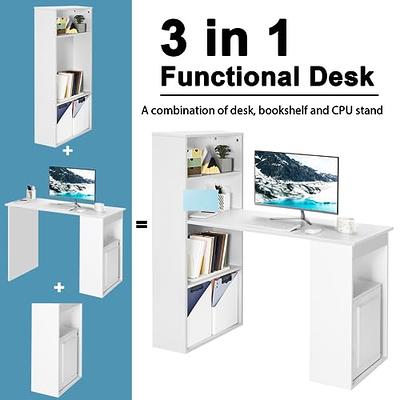 Tangkula L Shaped Gaming Desk Corner Computer Desk Workstation For