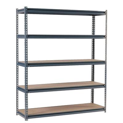 KING'S RACK Storage Bin Rack System Steel Heavy Duty 4-Tier Utility Shelving  Unit (33-in W x 15-in D x 36-in H), Gray in the Freestanding Shelving Units  department at
