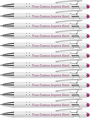 Premium White Pencils, Pack of 12 Personalised Premium Pencils