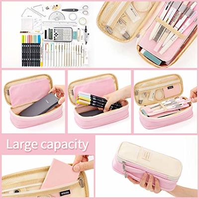 HVOMO Big Capacity Pencil Case High Large Storage Pouch Marker Pen