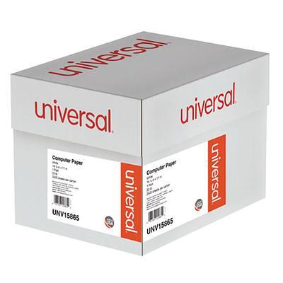 Perforated Computer Paper - Universal UNV15807 - White - 9-1/2 x