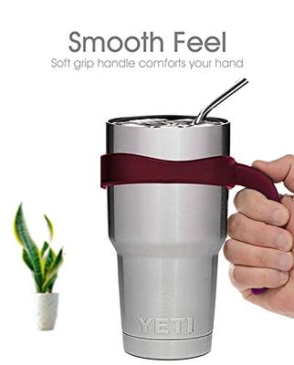 Tumbler Handle for 30OZ Tumbler Yeti Rambler Handle Anti Slip Travel Mug  Grip BPA Free Cup