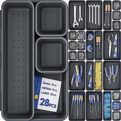 Keter Technician Portable Tool Box Organizer for Small Parts & Hardware Storage