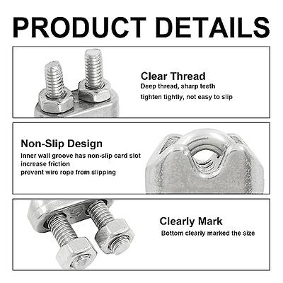 4 1/2 Stainless Steel Thread Clips