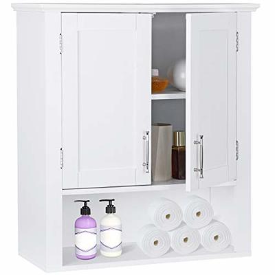 Bathroom Wall Mount Medicine Cabinet Home Organizer Shelves Over Toilet  Cabinet