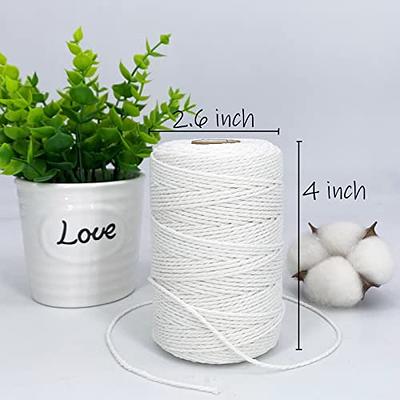  Ohtomber 1312 Feet White Cotton Butchers Twine String, 2MM  Twine for Crafts, Bakers Twine, Kitchen Cooking Butcher String for Meat and  Roasting, Gift Wrapping Twine : Office Products