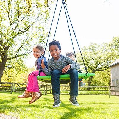 Fat Brain Toys Swing-A-Ring - Large - Multi-Person Saucer Tree