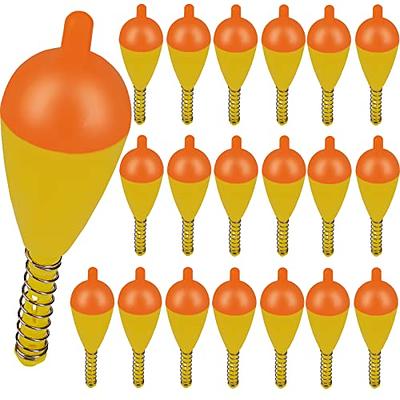 QualyQualy Fishing Bobbers Fishing Floats and Bobbers Slip Float Spring  Floats Slip Bobbers for Crappie Panfish (Orange-20pcs) - Yahoo Shopping