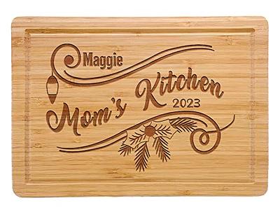 Personalized Mom Cutting Board - Christmas Gifts for Women