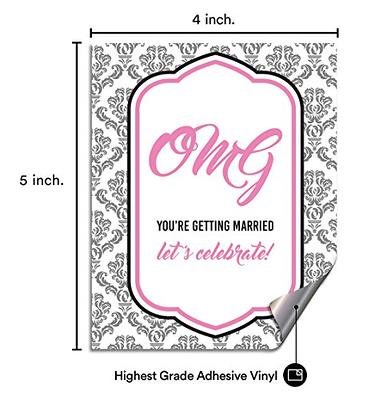 Getting Hitched Bride & Bridesmaids Tall Can Cooler Set - 5 Pack