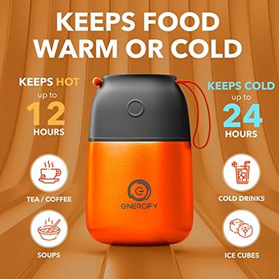 JOOPETALK Thermo for Hot Food Kids 17oz Soup Thermo Insulated Food Jar  Lunch Container Keeps Hot/Cold Vacuum Stainless Steel Thermo Lunch Box With  Handle Folding Spoon for School, Office, Travel - Yahoo