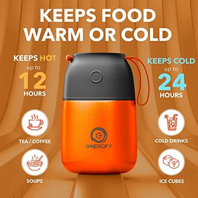 JOOPETALK Thermo for Hot Food Kids 17oz Soup Thermo Insulated Food Jar Lunch  Container Keeps Hot/Cold Vacuum Stainless Steel Thermo Lunch Box With  Handle Folding Spoon for School, Office, Travel - Yahoo