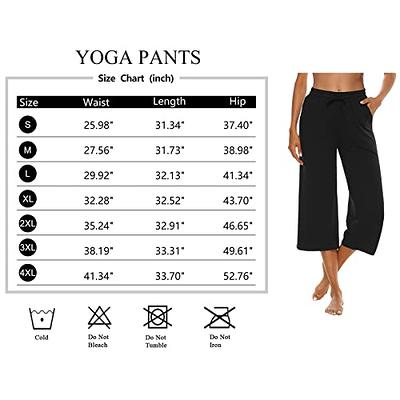 OYANUS Capris for Women Casual Summer Loose Comfy Drawstring Wide Leg Capri  Pants with Pockets White-XL - Yahoo Shopping