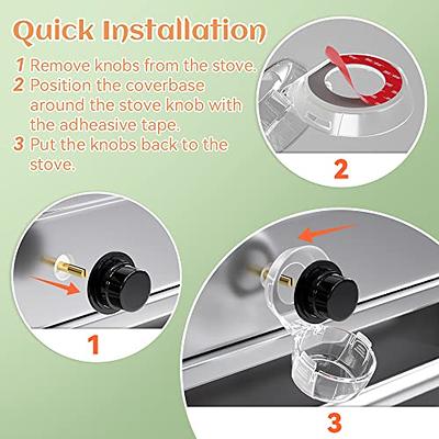 SAFELON 1 Pcs Baby Safety Oven Door Lock, Double Button Oven
