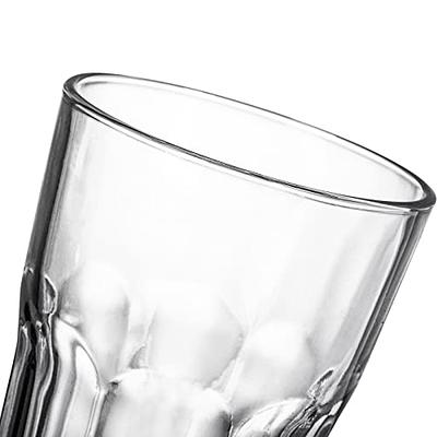 Yopay Set of 8 Highball Drinking Glasses, 12oz Lead-Free Tempered Water Glasses  Thick Heavy Base, Clear Iced Hot Tea Glassware for Cocktail, Juice,  Milkshake, Coke, Soda Beer Tumbler Cup - Yahoo Shopping