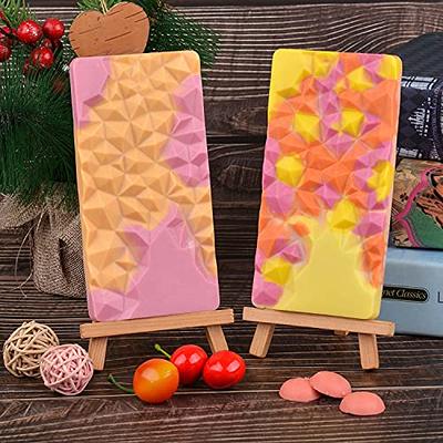 2 Pcs Break Apart Chocolate Molds Silicone Deep Candy Bar Molds