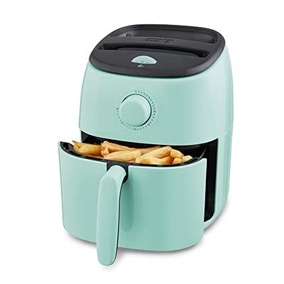 Moosoo 2 Quart Small Air Fryer, Compact Mini Air Fryer with Adjustable  Temp/Time Control, Touchscreen 