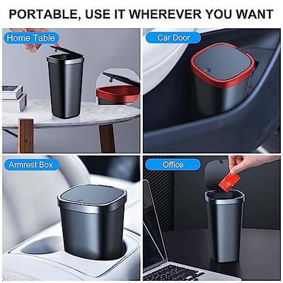 Portable mini trash bag dispenser