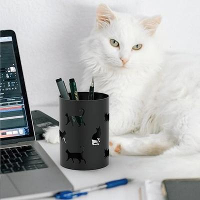 Mango Steam Metal Pen Holder, Stand for Desk - Pencil Cup Organizer for  Office, Classroom, Home (Black, Cat) - Yahoo Shopping