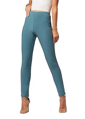 Conceited Premium Women's Stretch Ponte Pants - Dressy Leggings with Butt  Lift - Sea Blue - Large-X-Large - Yahoo Shopping