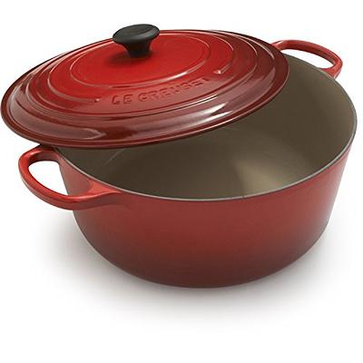 Le Creuset Signature 9-Qt. Round Cerise Red Enameled Cast Iron