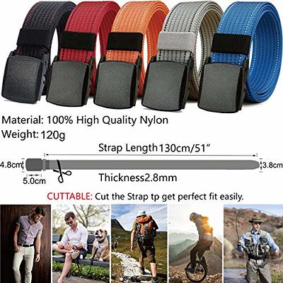 Men's Belt Plastic Buckle Durable Breathable for Outdoors – LionVII