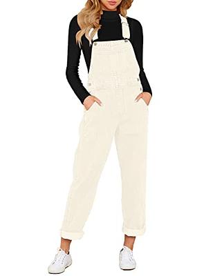 LookbookStore Work Outfits for Women Fall Womens Clothing Denim Overalls  Women Fall Clothes for Girls Denim Overall Overalls for Women Casual Summer  Cannoli Cream Size XL (Size 16 18) - Yahoo Shopping