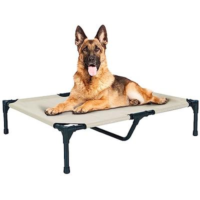  PETSARK Foldable and Portable Outdoor Dog Bed for Large Dog  Orthopedic Cooling Dog Bed for Medium Dog Washable Outdoor Dog Bed  Waterproof Cooling for Traveling : Pet Supplies