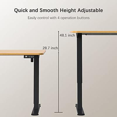 Farexon 55 x 24 Electric Height Adjustable Standing Desk, Sit