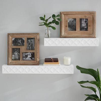 StyleWell Antiqued Wood Framed Love this Life Wall Art and Picture Holder  24 in. H x 24 in. W, White - Yahoo Shopping