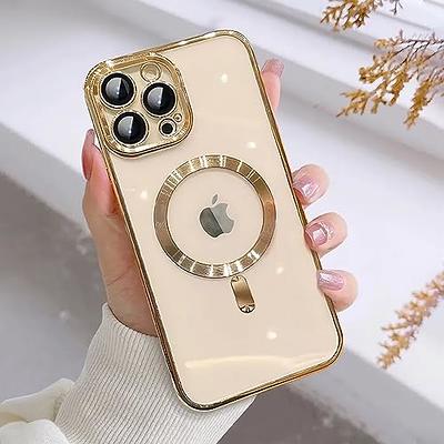 Magnetic Case for iPhone 15 Plus Case Clear Compatible with MagSafe  Built-in Camera Lens Protector Soft Slim Shockproof Phone Case Cover for  iPhone 15