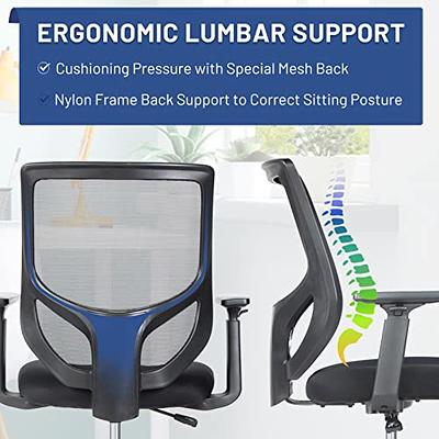 Zunmos Drafting Chair, Tall Office Chair, Counter Height Office Chairs, High Adjustable Standing Desk Chair, Ergonomic Mesh Computer Task Chair with