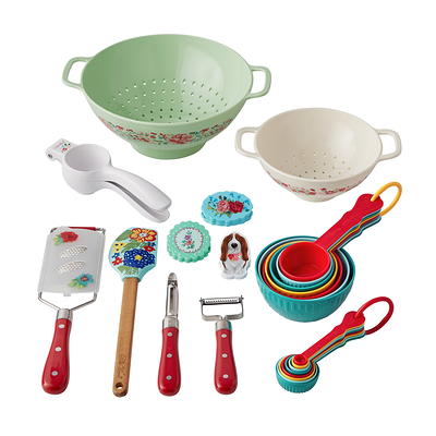 The Pioneer Woman 7 Piece Measuring Cup Set, Multicolor