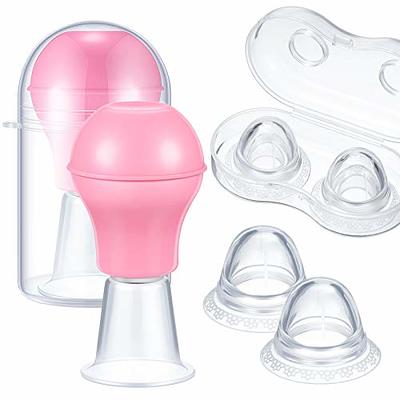 2pcs Breastfeeding Nipple Shield, Double Suction Cup Silicone Nipple Shield  Protector for Nursing Newborn, for Latch Difficulties or Flat or Inverted  Nipples - Yahoo Shopping